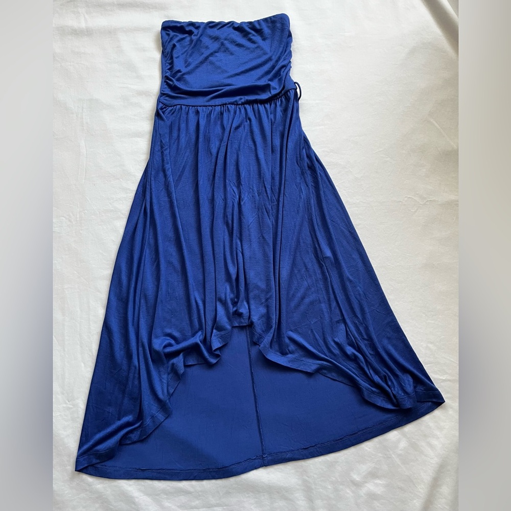 Iris Strapless High-Low A-Line Dress